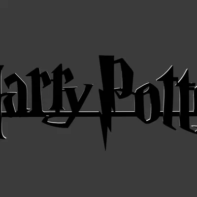 Mô hình logo Harry Potter 3D trang trí đẹp mắt