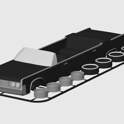 Bộ Kit Card Lincoln Continental Convertible Limousine (tỷ lệ 1:32)