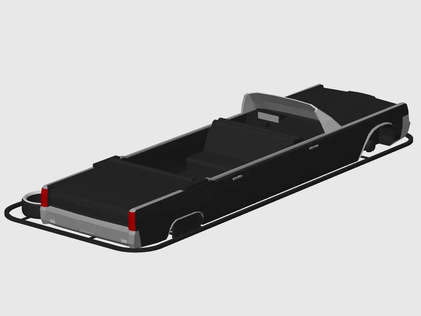 Bộ Kit Card Lincoln Continental Convertible Limousine (tỷ lệ 1:32) - Image 4