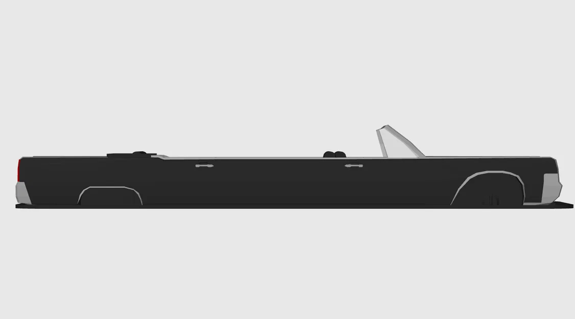 Bộ Kit Card Lincoln Continental Convertible Limousine (tỷ lệ 1:32) - Image 7