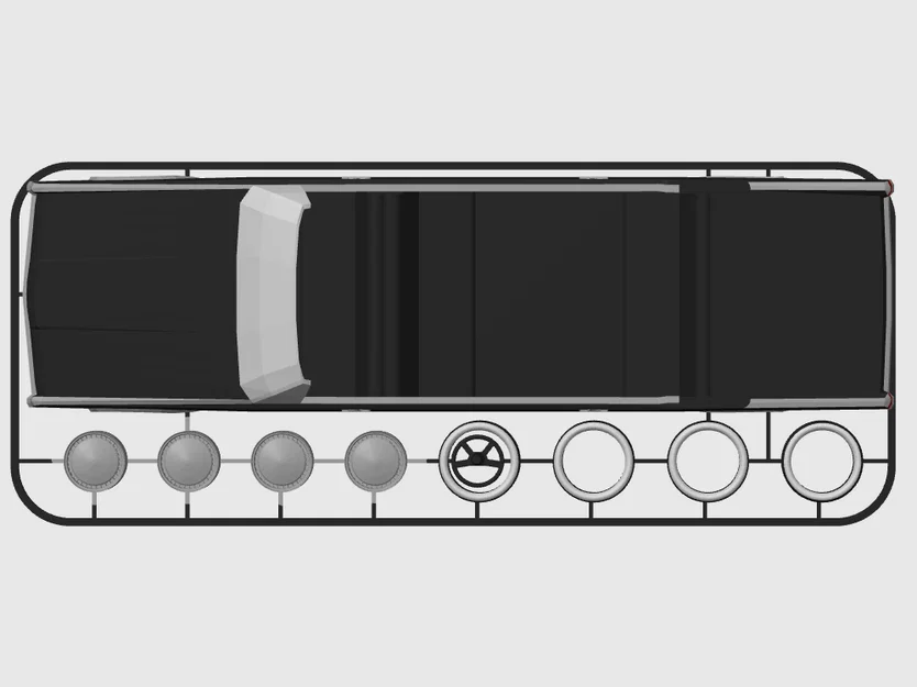 Bộ Kit Card Lincoln Continental Convertible Limousine (tỷ lệ 1:32) - Image 8
