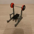 Giá đỡ điện thoại & kẹp danh thiếp Mini Bench Press - Thumbnail 1
