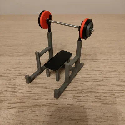 Giá đỡ điện thoại & kẹp danh thiếp Mini Bench Press