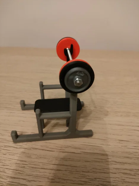 Giá đỡ điện thoại & kẹp danh thiếp Mini Bench Press - Image 2