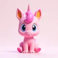 Mô hình kỳ lân (Unicorn) xinh xắn in 3D - Đồ trang trí dễ thương - Thumbnail 2