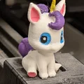 Mô hình kỳ lân (Unicorn) xinh xắn in 3D - Đồ trang trí dễ thương - Thumbnail 3