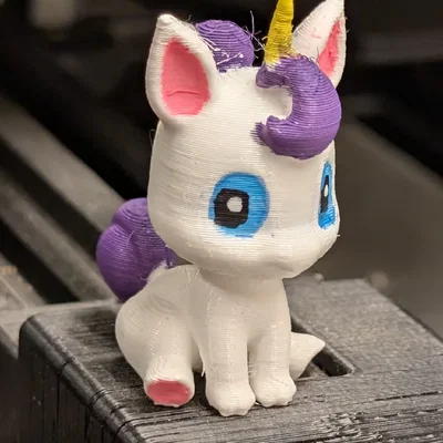 Mô hình kỳ lân (Unicorn) xinh xắn in 3D - Đồ trang trí dễ thương