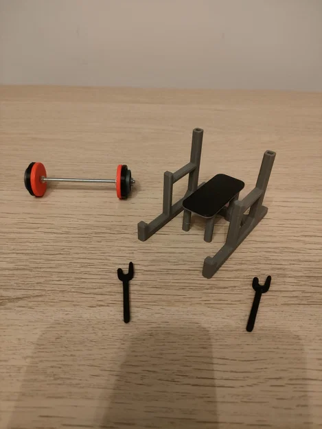 Giá đỡ điện thoại & kẹp danh thiếp Mini Bench Press - Image 7