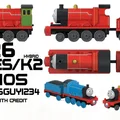 2026 Metal Thomas James, Edward & LBSCR Tender engines (chỉ body, không tender) v1 - Thumbnail 1