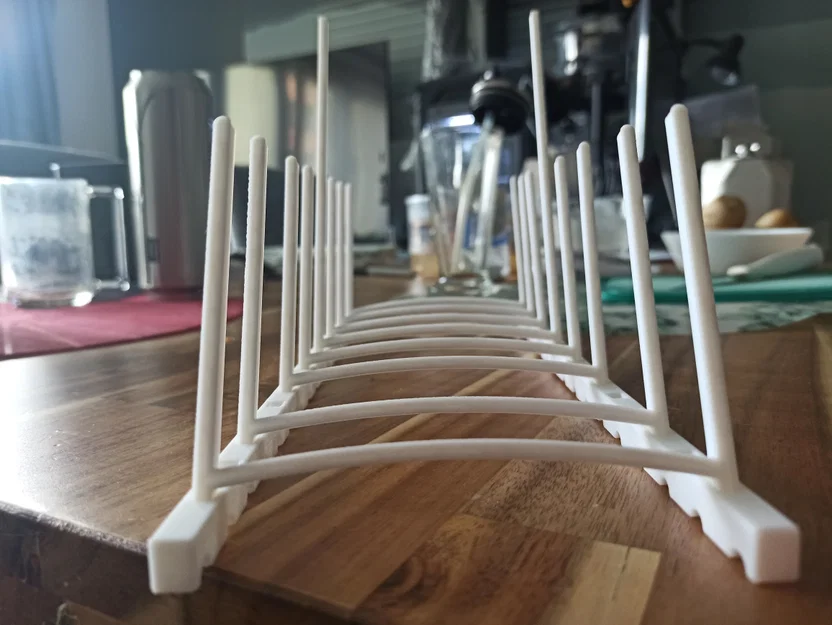 Kệ úp dĩa thoát nước tương thích IKEA RINNIG (parametric) - Image 2