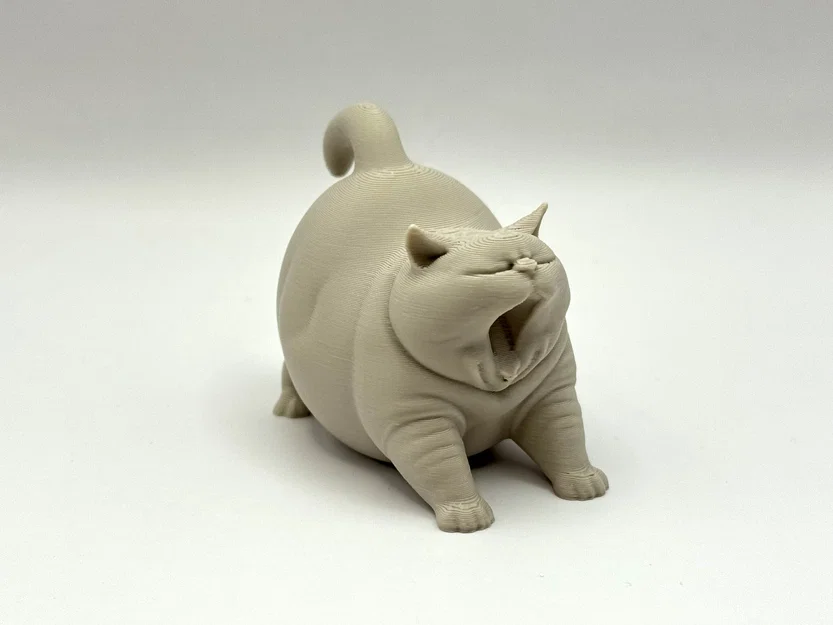 Mèo Chonk Ngáp Dài (Yawning Chonk Cat) - Image 1