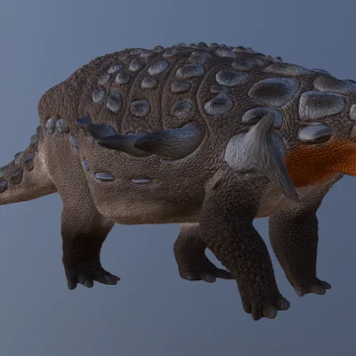 Mô hình 3D khủng long Edmontonia (Phiên bản cải tiến)