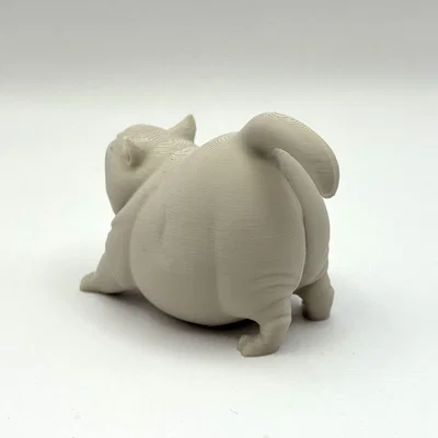 Mèo Chonk Ngáp Dài (Yawning Chonk Cat)