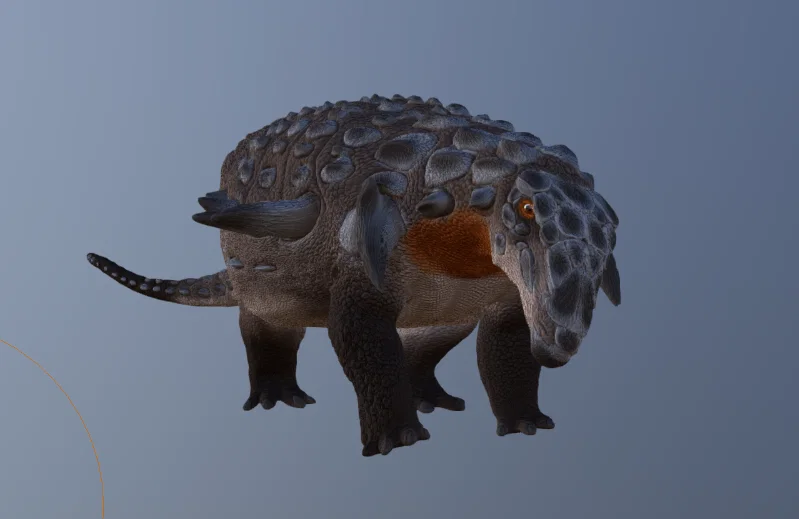 Mô hình 3D khủng long Edmontonia (Phiên bản cải tiến) - Image 2