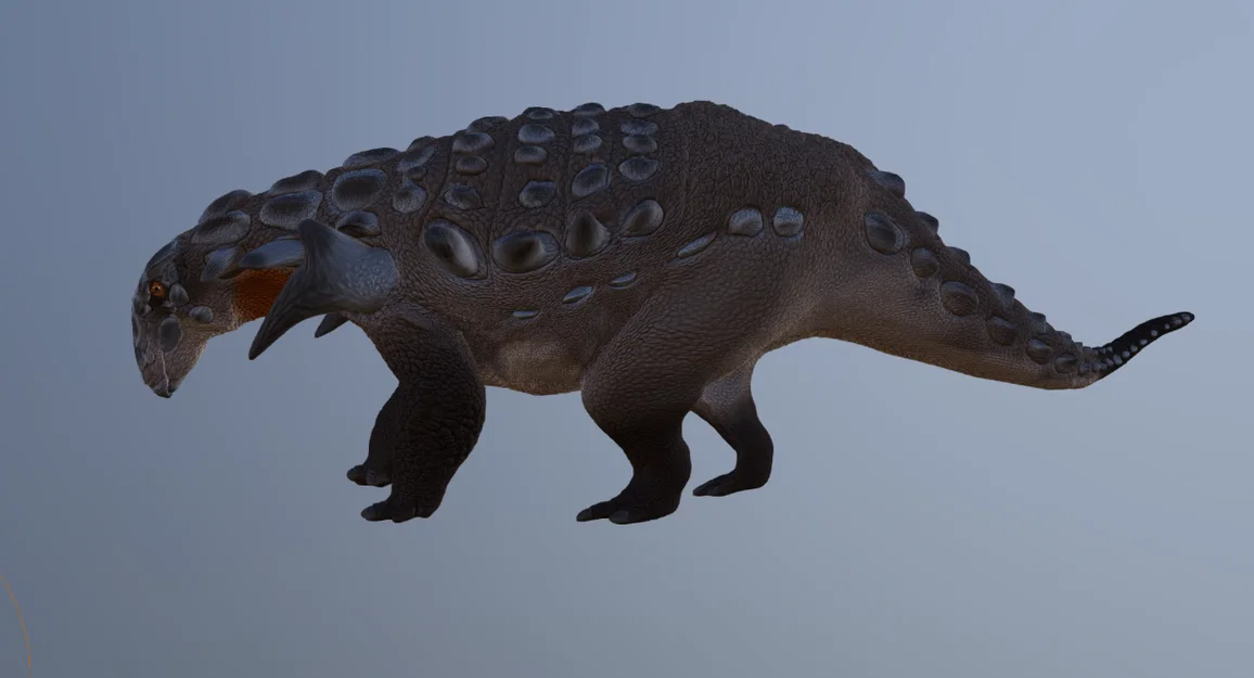 Mô hình 3D khủng long Edmontonia (Phiên bản cải tiến) - Image 3
