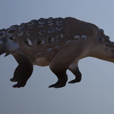 Mô hình 3D khủng long Edmontonia (Phiên bản cải tiến)