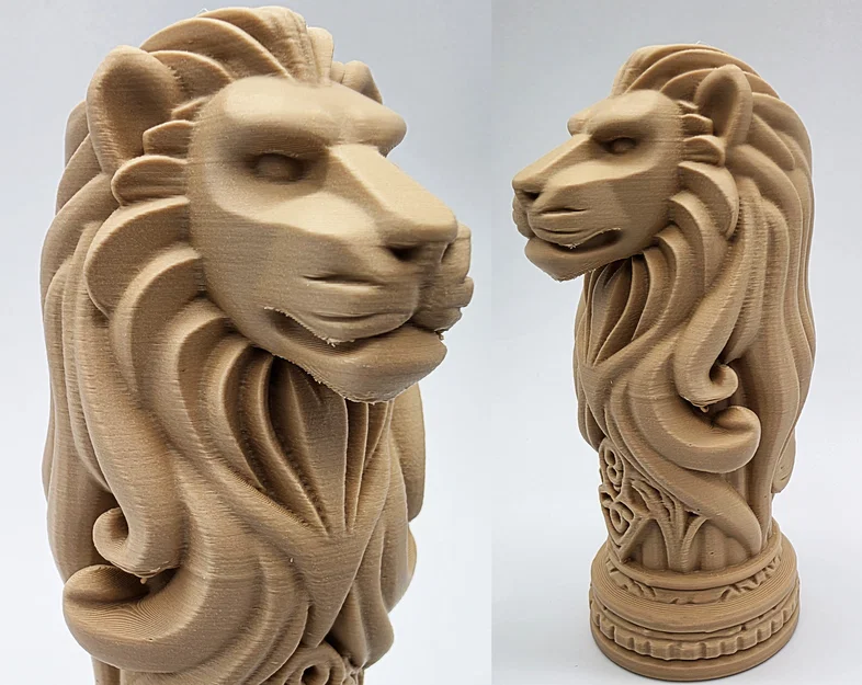 Cột Totem Sư Tử #2 (Lion Totem Pole #2) - Image 1