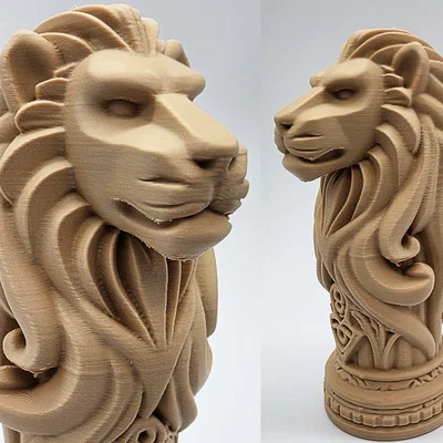 Cột Totem Sư Tử #2 (Lion Totem Pole #2)
