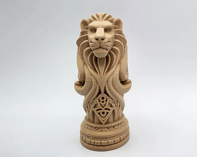 Cột Totem Sư Tử #2 (Lion Totem Pole #2) - Image 2