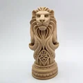 Cột Totem Sư Tử #2 (Lion Totem Pole #2) - Thumbnail 2