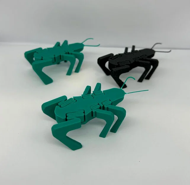 Mô hình cào cào nhảy 3D JUMPING Grasshopper độc đáo dễ in - Image 3