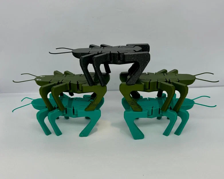 Mô hình cào cào nhảy 3D JUMPING Grasshopper độc đáo dễ in - Image 5