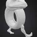 Mô hình 3D Boneca Ambalabu - Chú ếch bánh xe meme độc lạ - Thumbnail 2