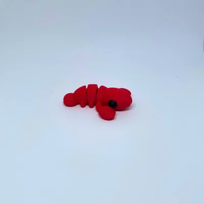 Mô hình tôm hùm mini đồ chơi Fidget Toy linh hoạt đáng yêu