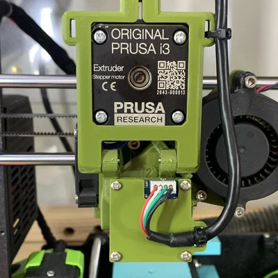 VisiFlow - Ống gió quạt & ngàm gắn USB camera cho Prusa MK3S