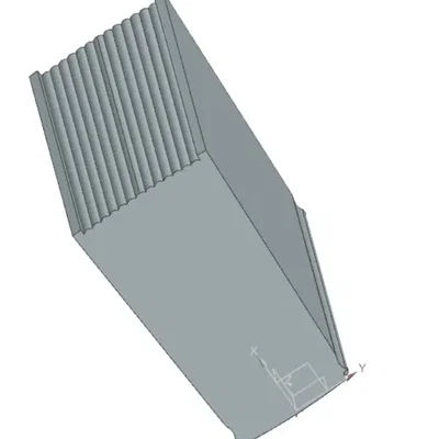 Mẫu in 3D khay đỡ dụng cụ dạng rãnh thông minh