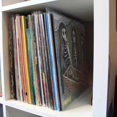 Khay lưu trữ đĩa vinyl cho kệ Ikea