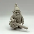 Chú lùn làm vườn thổi lá (Leaf Blower Garden Gnome) - Thumbnail 2