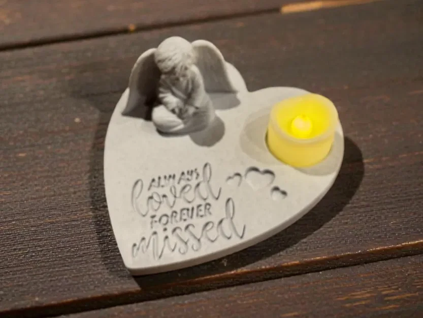 Tượng tưởng niệm bé trai thiên thần – Always Loved, Forever Missed - Image 1