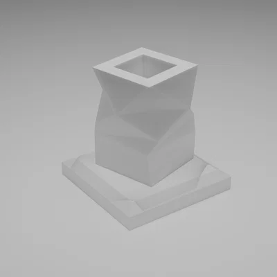 Mẫu Cúp Vinh Danh Thiết Kế Low Poly Hiện Đại (In 3D Dễ Dàng)