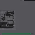 Mô hình trang trí treo tường Porsche 911 - Thiết kế in 3D độc đáo - Thumbnail 2
