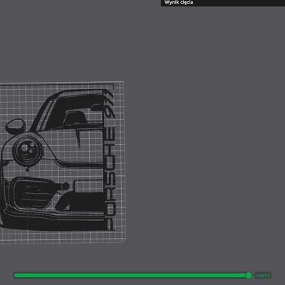 Mô hình trang trí treo tường Porsche 911 - Thiết kế in 3D độc đáo