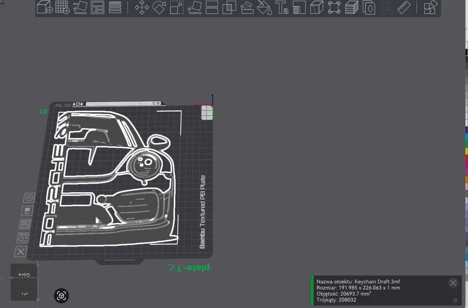 Mô hình trang trí treo tường Porsche 911 - Thiết kế in 3D độc đáo - Image 3
