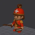 Bộ mô hình 3D các vị anh hùng Cách mạng Hy Lạp 1821 để in 3D - Thumbnail 5