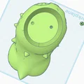 Mô hình 3D Chậu cây Chikorita Pokemon - Thiết kế tinh tế, tiết kiệm nhựa - Thumbnail 2