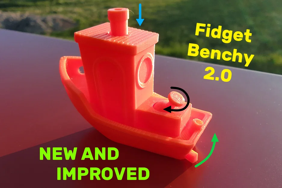 Fidget Benchy 2.0 - Image 1