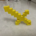 Mô hình kiếm Minecraft (Minecraft sword) in 3D đơn giản, đẹp mắt - Thumbnail 2
