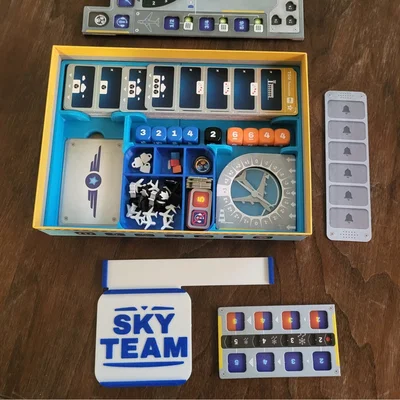 Sky Team: Khay lưu trữ sâu hơn kèm nắp che linh kiện