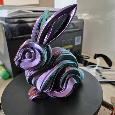 Thỏ Phục Sinh Dáng Chảy (Flowing Easter bunny)