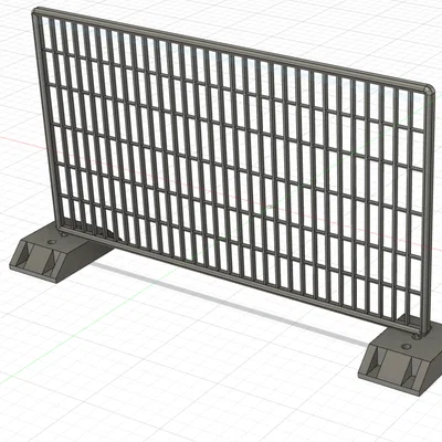 Bauzaun / Hoarding / Fence tỉ lệ 1:14