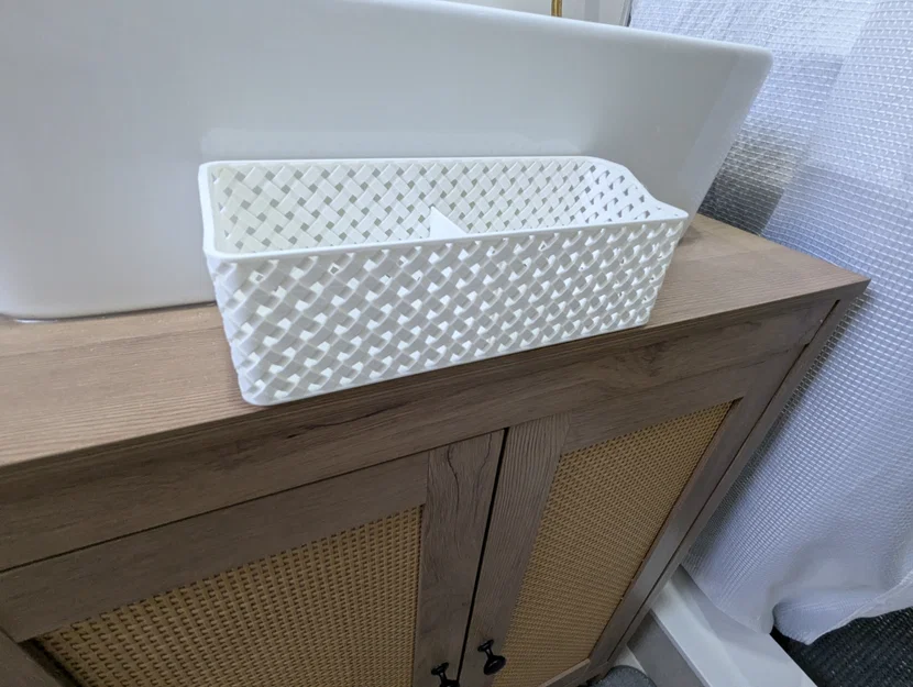 Giỏ/Hộp/Organizer kiểu đan (Woven Basket / Box / Organizer) - Image 1