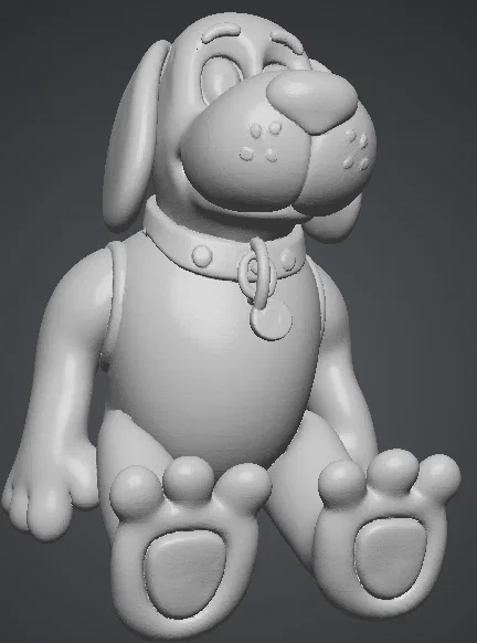 Mô hình chú chó Fido hoạt hình đáng yêu - File in 3D chất lượng cao - Image 2