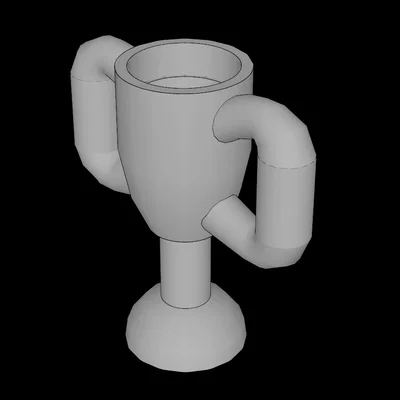 Mô hình Cúp vàng thu nhỏ (Trophy Cup) tương thích với Lego