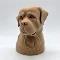 Tượng Bán Thân Rottweiler Trầm Tư (Rottweiler Bust Pensive) - Thumbnail 1
