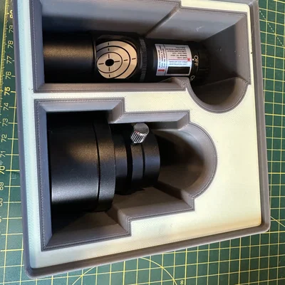 Khay in 3D Gridfinity cho máy căn chỉnh Laser (Laser Collimator Holder)