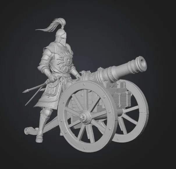 Mô hình Suncrest Siege Knight: Hiệp sĩ và pháo binh in 3D chi tiết - Image 1
